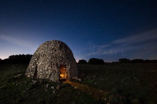 Fotografia nocturna. Refugio nocturno