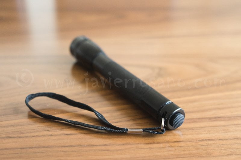 Mini Maglite e interruptor