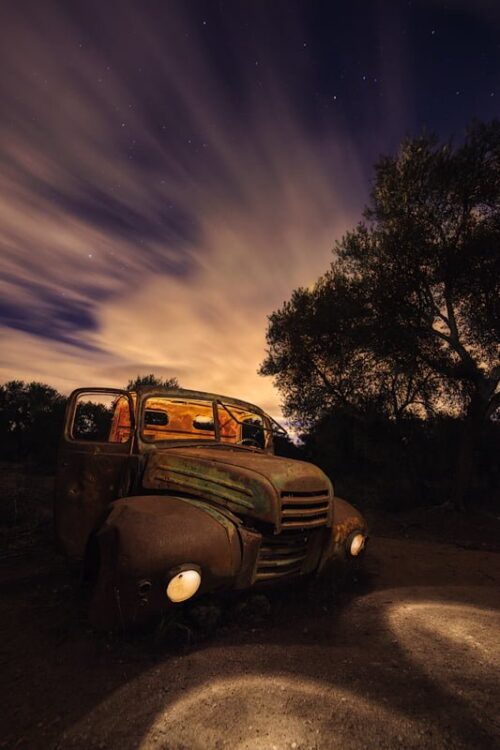 Óxido. Fotografía nocturna