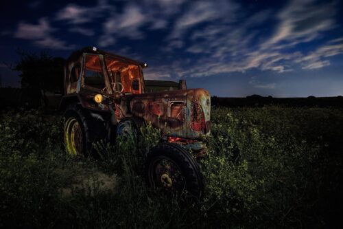 Óxido II. Fotografía nocturna