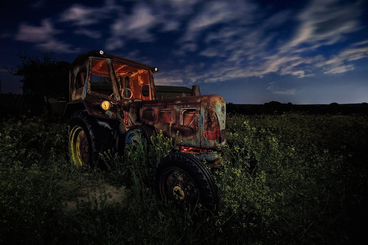 Óxido II. Fotografía nocturna