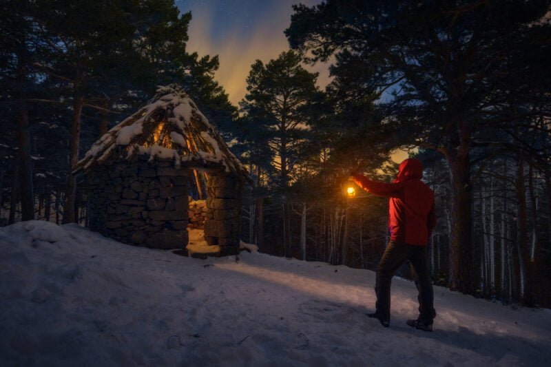 Fotografía nocturna en la Sierra de Guadarrama