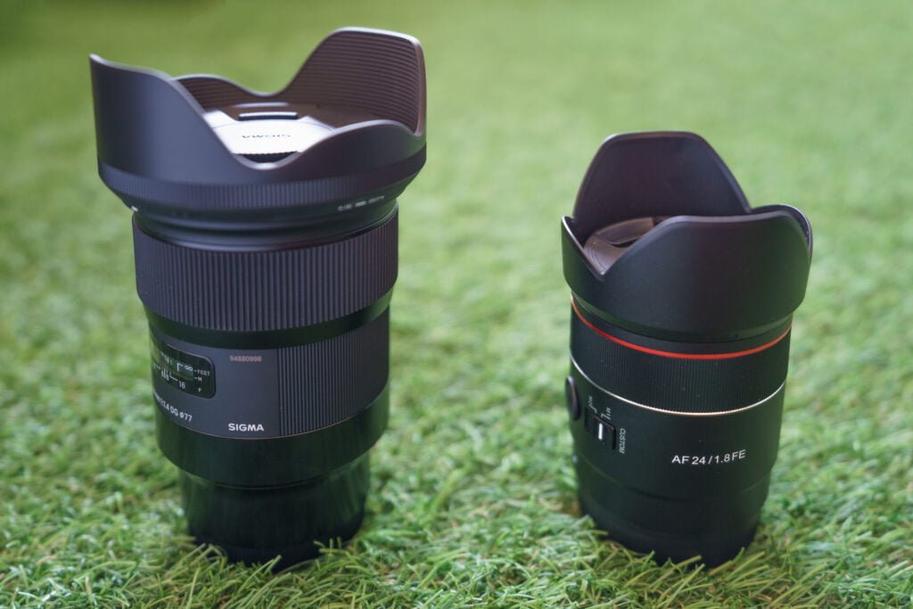 Samyang 24 mm f/1.8 vs Sigma 24 mm f/1.4